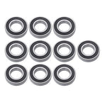 10 Pcs Premium 6208 2RS ABEC3 Rubber Sealed Deep Groove Ball Bearing 40x80x18mm