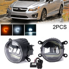 Pair Front Bumper LED Fog Lights Driving Lamps for Subaru Impreza 2012-2014
