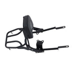 For Bonneville T100 T120/Black 2016-2024 Backrest Sissy Bar w/ Luggage Rack USA