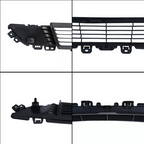 Front Bumper Lower Grill & Lower Splash Shield Guard For 2020-2023 Tesla Model Y