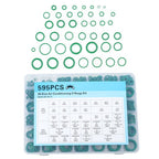 595 Pcs Metric/SAE AC O-Ring Assortment Kit 36 Size Seals 3-22mm