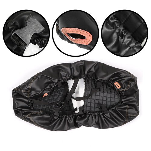 Golf Cart Diamond Seat Cover Kit For Club Car Precedent Seat Cushion Black