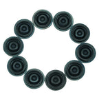 EZ Lube Rubber Grease Plugs for Dexter Trailer Axle Wheel Hub Dust Cap 10 Pack