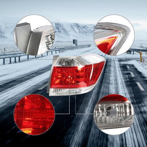 Taillights Rear RH /Passenger For Toyota Highlander 2011-2013 Brake Tail Light