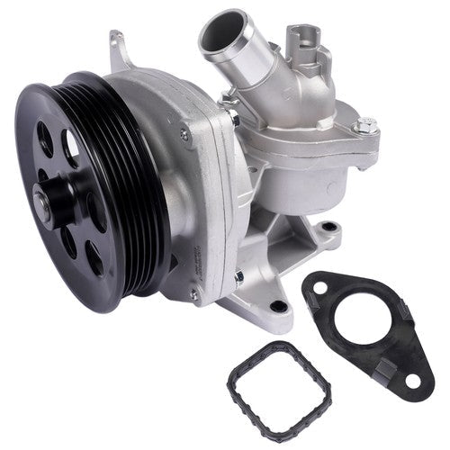 Engine Water Pump w/ Thermostat for Chevrolet Malibu Traverse GMC Canyon Terrain
