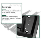 For 97-06 Jeep Wrangler TJ Full Body Mounts Torque Boxes Box Floor Supports Pair