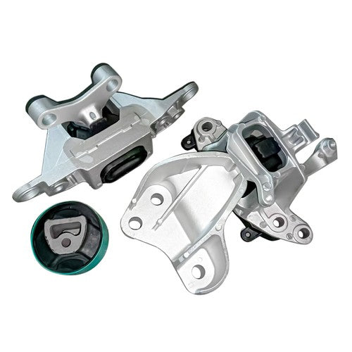 3Pcs Engine & Transmission Mounts Set Fits Chevrolet Cruze 1.4L Turbo 2016-2019