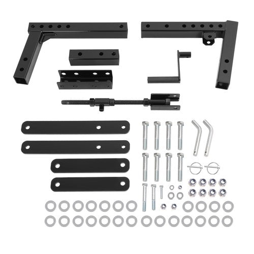 1 Point Hitch Implement Lift Adjustable For ATV UTV Lawn Tractor w/ 2" Receiver