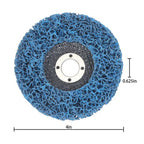 (5 pieces each in purple and blue) 10 Pack of 4' x 5/8' Diamond Discs