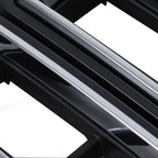 Black Fit For GMC Sierra 1500 2016-2017 2018 Chrome Front Bumper Upper Grille