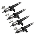 Ser of 4 Common Rail Fuel Injectors Fits for Kubota V3800 V3800T 3.8L 1J50053052