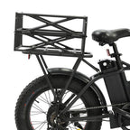 ECOTRIC Rear Rack Bike Basket Large Bicycle Electric Bike Basket