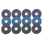 12 Pack: 4-1/2 x 7/8 Inch Diamond Grinding Discs Set 3 Colors for Angle Grinder