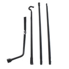 Black Steel Spare Lug Wrench Tire Tool Kit W/Bag Fit For Toyota Tacoma 2005-2013