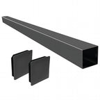 Steel Raw RV Rear Bumper Standard 4x4 With Bumper Plug For RV Camper