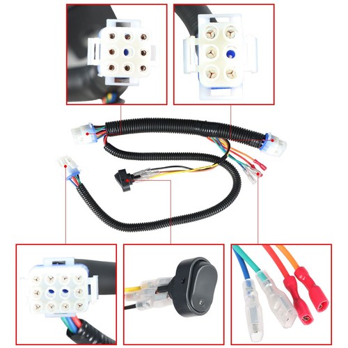 Fit For Club Car Precedent 2004-08 Golf Cart LED Headlight Tail Light Kit