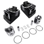 Cylinder Rebuild Kit + Piston Rings Pistons Wrist Pins Circlips for Yamaha RD350