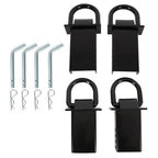 2x4 Heavy Duty Trailer Adjustable Stake Pocket D Ring for Zinc Coated 16200LBS
