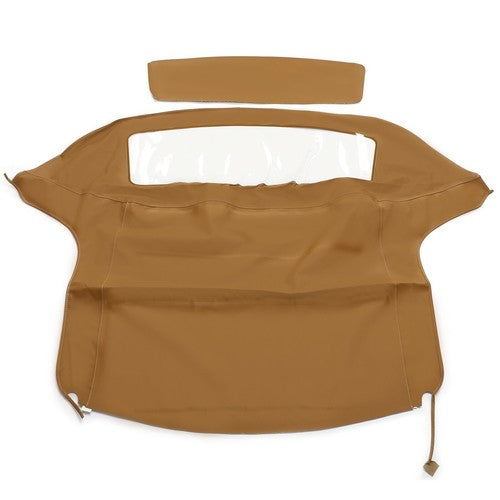 Tan Convertible Soft Top Replacement with Plastic Window for BMW Z3 1996-2002