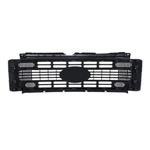 New Gloss Black Plastic Front Upper Grill Grille For Ford F250 XL/XLT 2023 2024