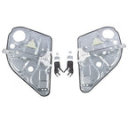 Pair Power Window Regulators Set Rear Left + Right for Hyundai Genesis 2009-2014