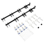 Lockable Weeder Trimmer Rack Holders for Enclosed or Open Trailer Set of 4