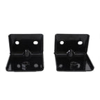 Left+Right Side Black Metal Suit For 16-18 Silverado 1500 Front Bumper Bracket