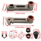 For John Deere Deck Idler Arms Ternsioner & Bushing Rebuild Kit M143350 M136635