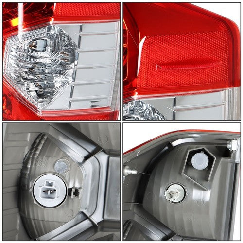 Taillights Rear RH/Passenger For 2014-2020 Toyota Tundra Brake Tail Light Chrome