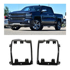 Front Bumper Headlight Brackets 2pcs Fit For Chevrolet Silverado 1500 2016-2018