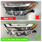 For 2022 2023 Toyota RAV4 XLE Halogen Headlight W/ LED DRL Right Passenger Side