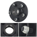 Idler Hub Round Spindle Kit Trailer Hub Kit With Bearing Kit For 5 Lug × 4.5"