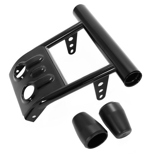 Black Front Bumper Guard and Rubber End Caps for Yamaha Banshee 1987 2006
