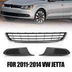 Front Lower Grille Fog Light Cover Kit for 2011-2014 for Volkswagen Jetta