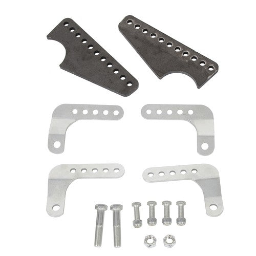Coil Over Shock Mount Kit Universal Lower Adjustable Kit Up to 3" Axle Tube