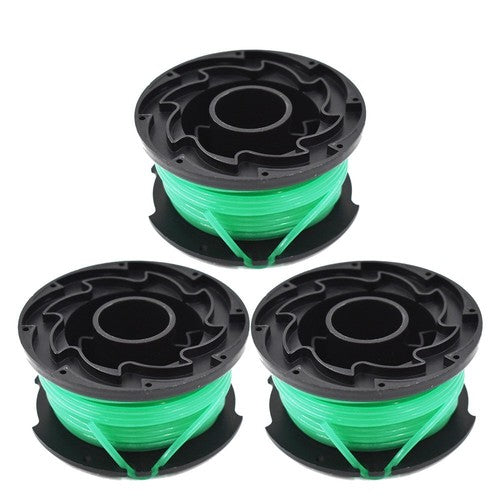 Replacement Trimmer Spool Line For Black & Decker SF-080 Auto Feed 3 Pack