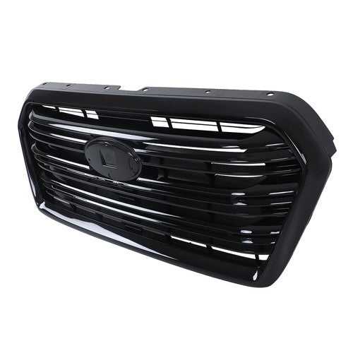 For Subaru Ascent 2019-2022 Gloss Black Plastic Front Upper Center Mesh Grille