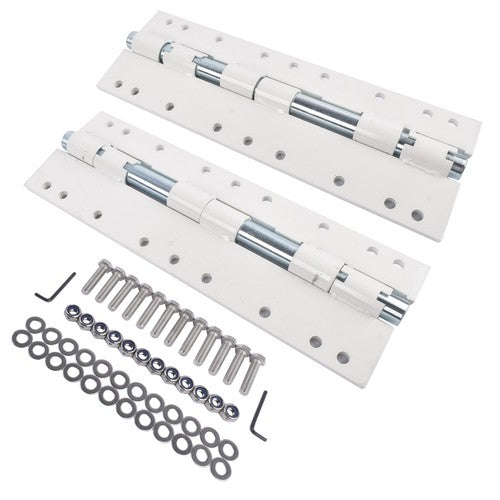 2x 55721 Swing Away Bracket White Alloy Steel Powder-Coated for Electric Jacks