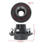 6000# Build Your Own Axle Kit w/ 6 x 5.5 Lug Idler Hubs and #42 Square Spindle