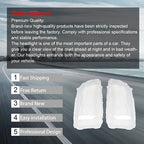 Left + Right Lens Cover Lampshade For Land Rover Range Rover Sport 2010-2013