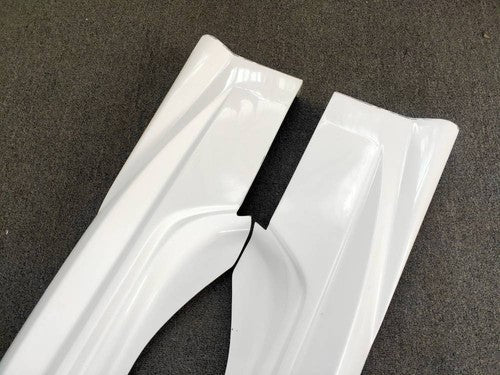 FRP Unpainted Side Skirts Rocker Panel Left+Right for Nissan 370Z Z34 2009-2020