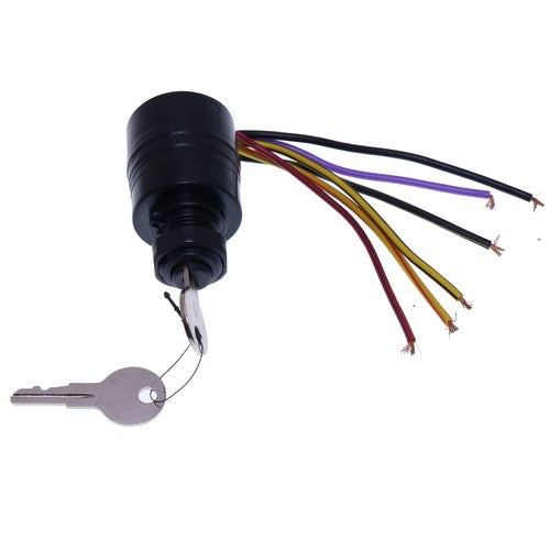 For Mercury Outboard Push-to-Choke Ignition Starter Key Switch 3Pos MP41070-2