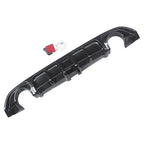 Rear Bumper Diffuser Lip Carbon Style with LED Light for Infiniti Q60 2017-2022