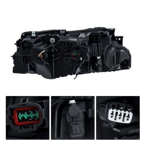 Left/Driver Side Headlight Assembly For Nissan Rogue S 2021-23 Headlamp Full LED