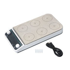 Multi-Position Magnetic 6 Position Magnetic Stirrer 50-1200RPM 6x500ml