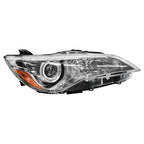 For 2015 2016 2017 Toyota Camry Pair Projector Headlight Assembly Chrome LH RH