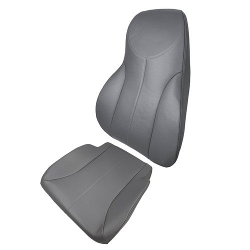 Seat Cover+Backrest Driver's Side Gray Air Ride 2-PCS Set Leather 4200-4300-4400
