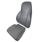 Seat Cover+Backrest Driver's Side Gray Air Ride 2-PCS Set Leather 4200-4300-4400