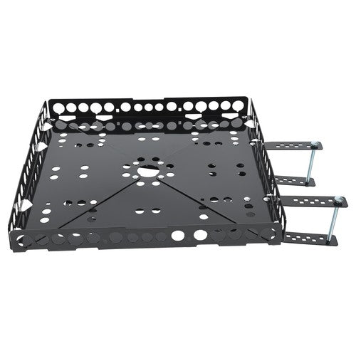 Rear Bumper Mounted Generator Cargo Luggage Basket Rack Tray Kit For Trailers RV