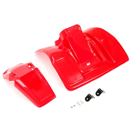 Red Plastic Front Rear Fender Set For Honda ATC 250R 83 84